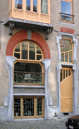 Art nouveau facade